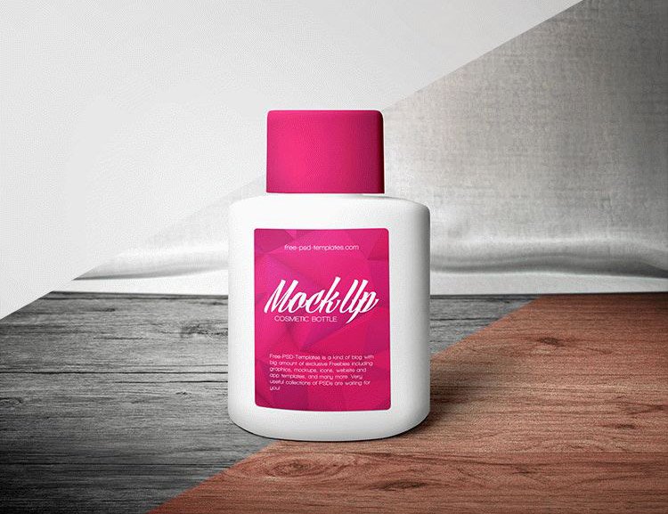 Cosmetic Bottle Mockup