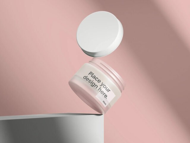 Cosmetic Cream Mockup PSD