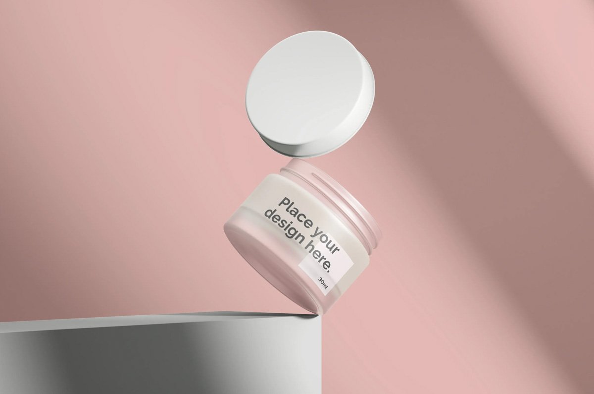 Cosmetic Cream Mockup PSD