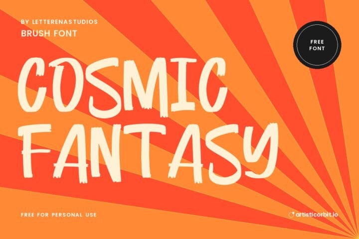 Cosmic Fantasy font preview