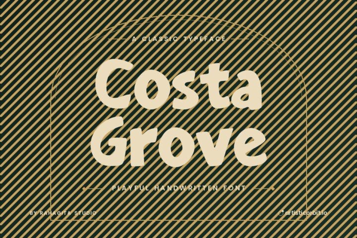 Costa Grove font preview