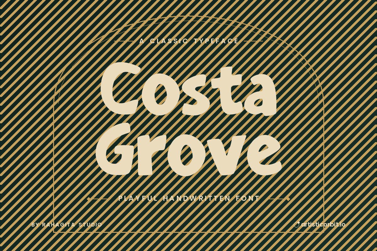 Costa Grove font preview