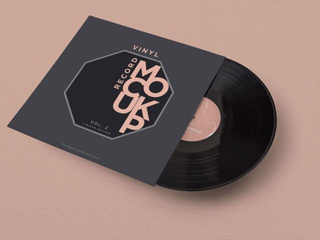 Cover Vinyl Record Mockup
