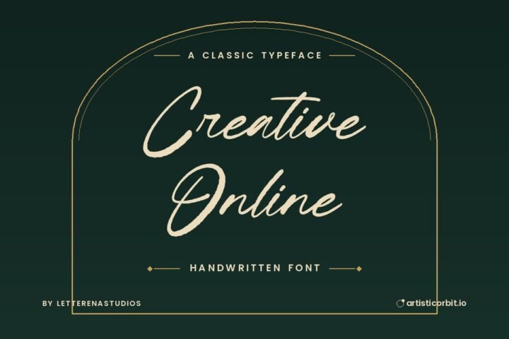 Creative Online font preview