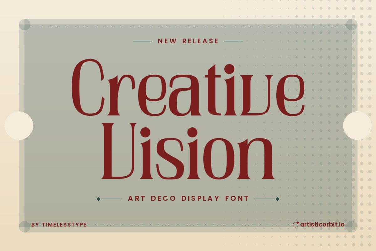 Creative Vision font preview