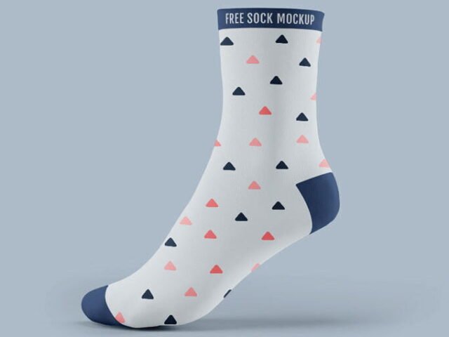 Crew Socks Mockup