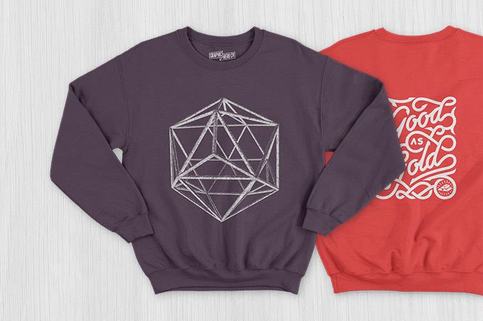 Crewneck Sweatshirt Mockup