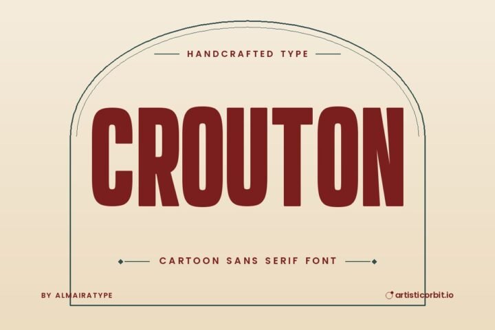 Crouton font preview