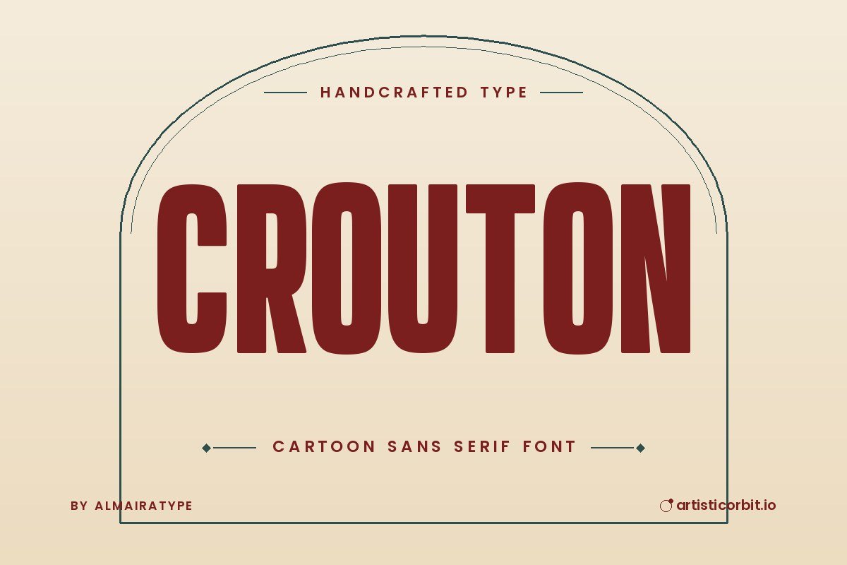 Crouton font preview