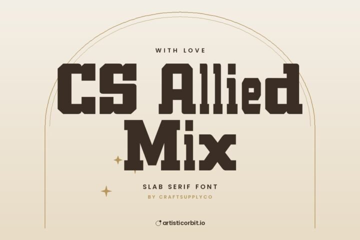CS Allied Mix font preview