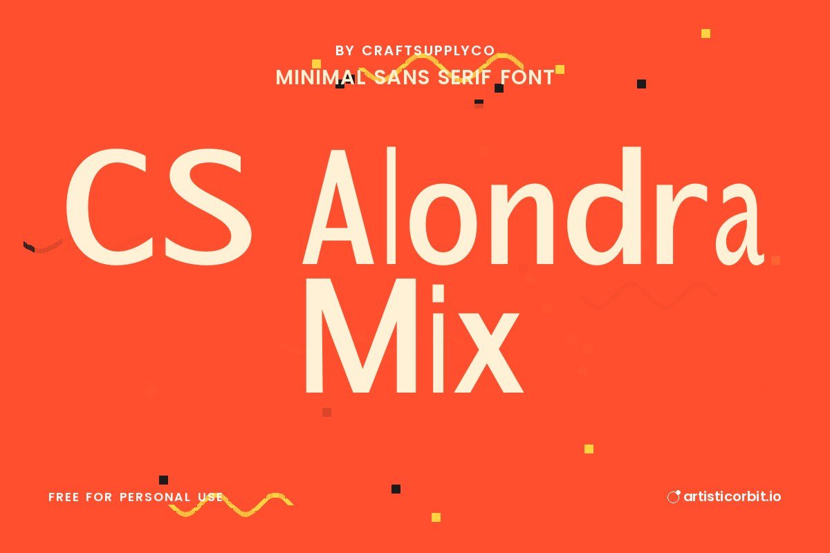 CS Alondra Mix font preview