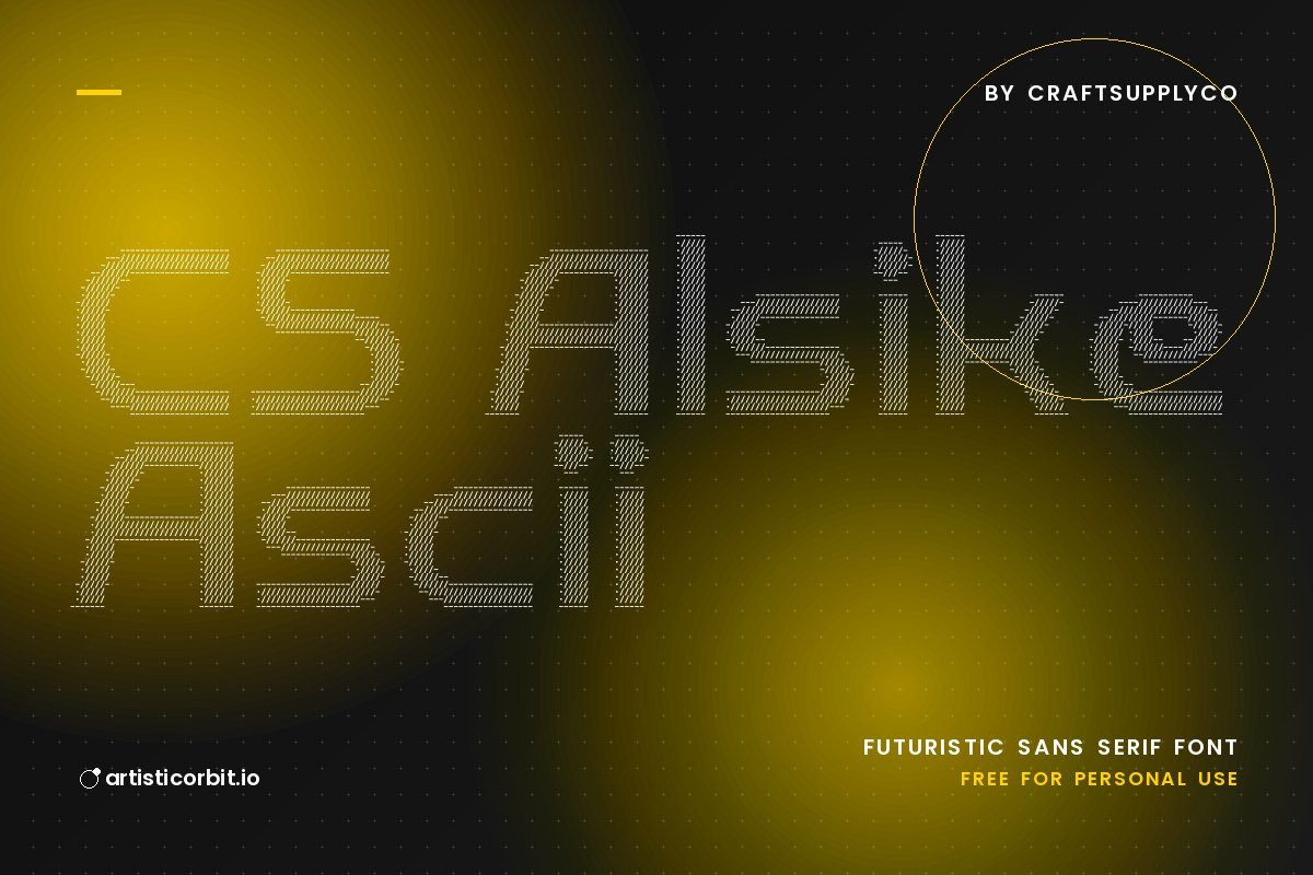 CS Alsike Ascii font preview