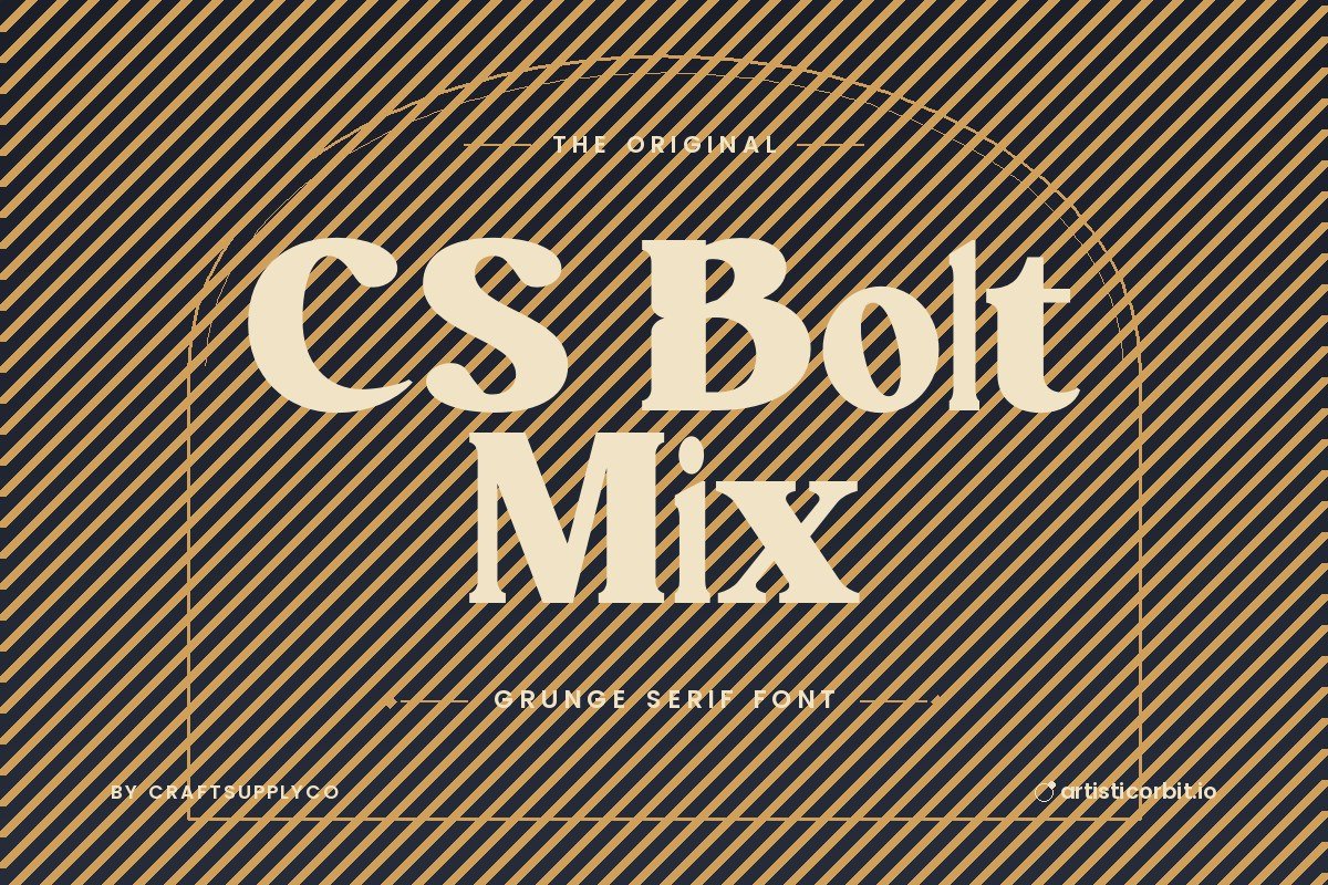 CS Bolt Mix font preview