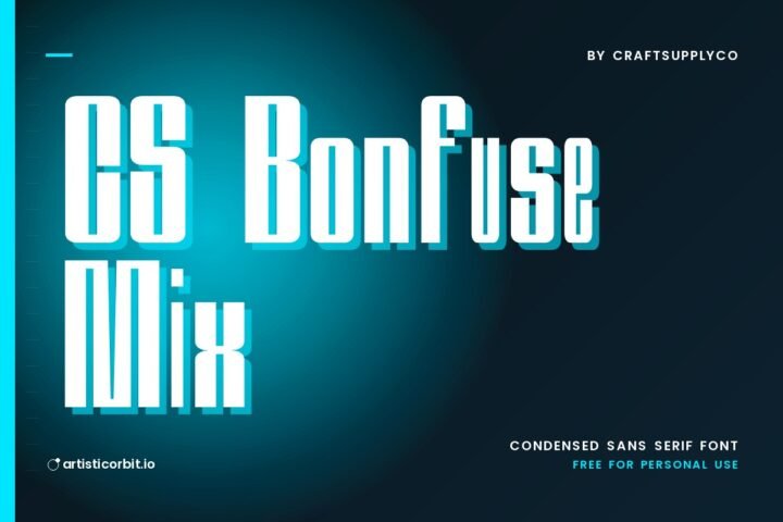 CS Bonfuse Mix font preview