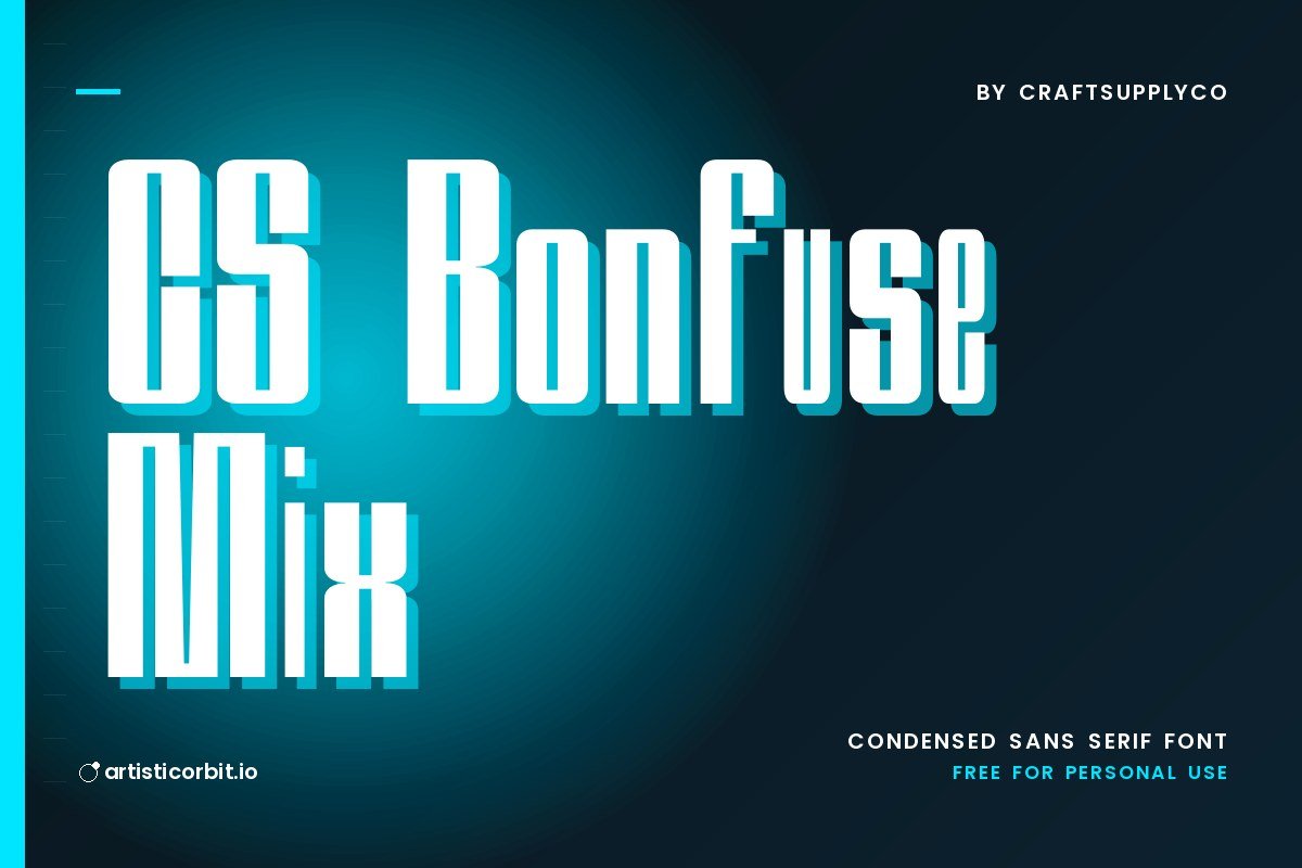 CS Bonfuse Mix font preview
