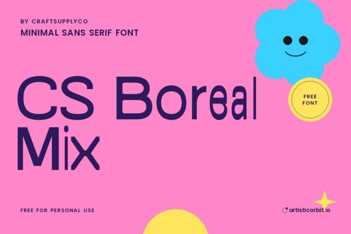 CS Boreal Mix font preview