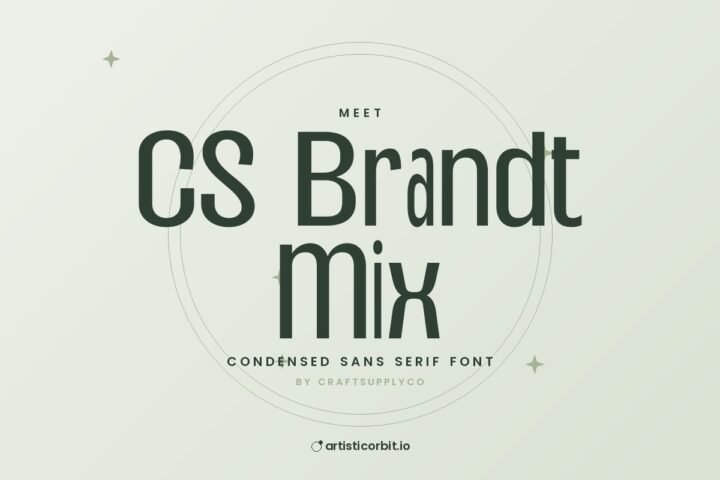 CS Brandt Mix font preview