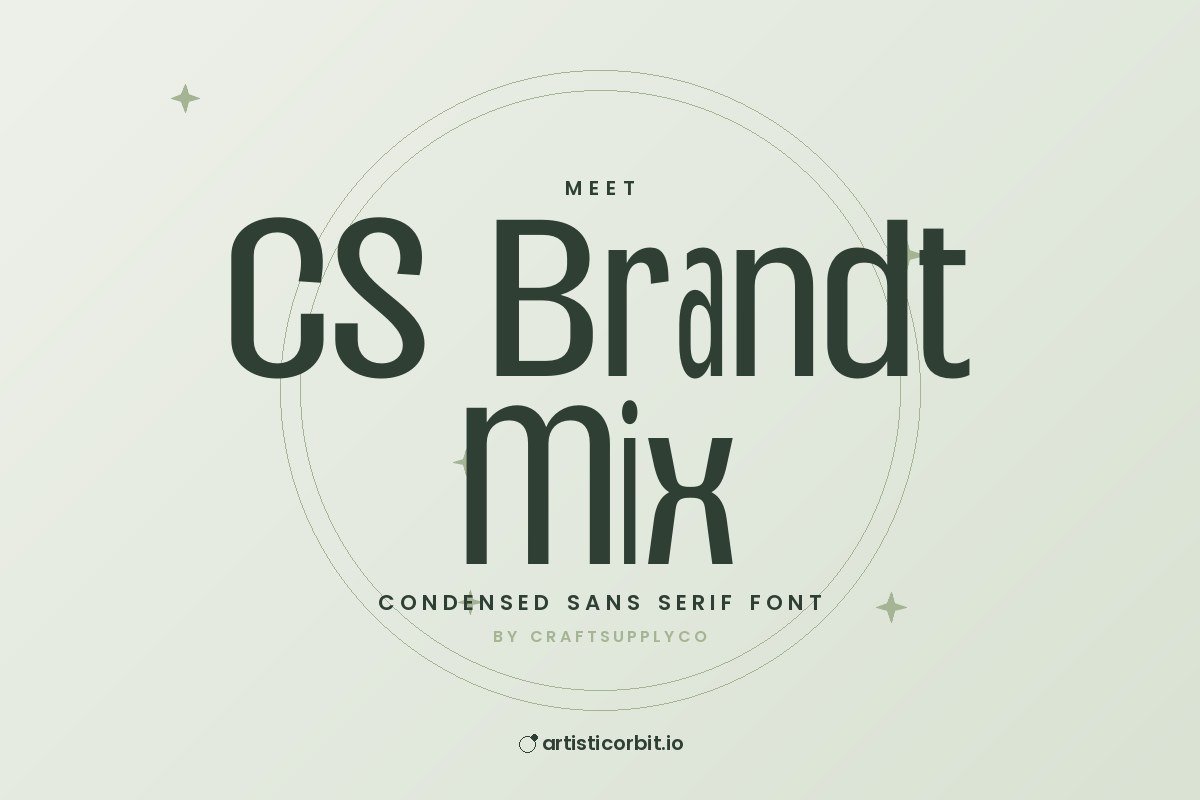 CS Brandt Mix font preview