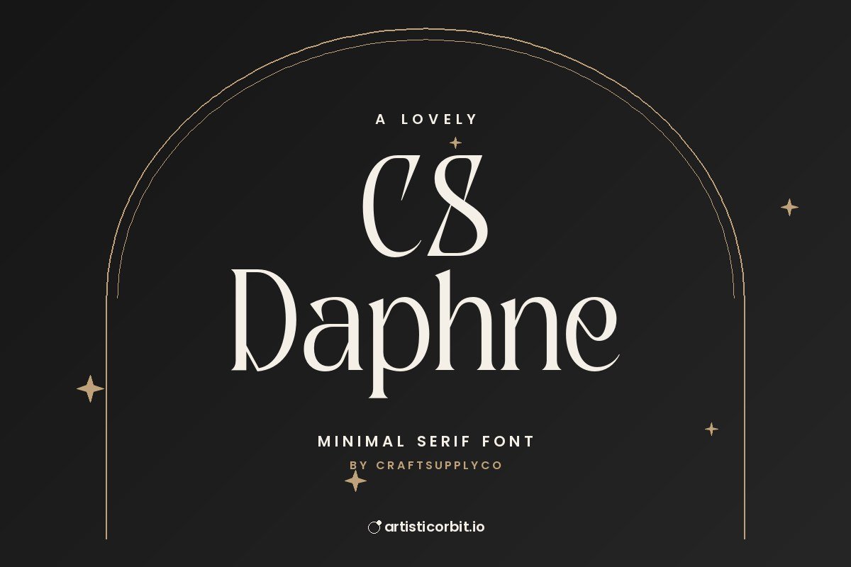 CS Daphne font preview