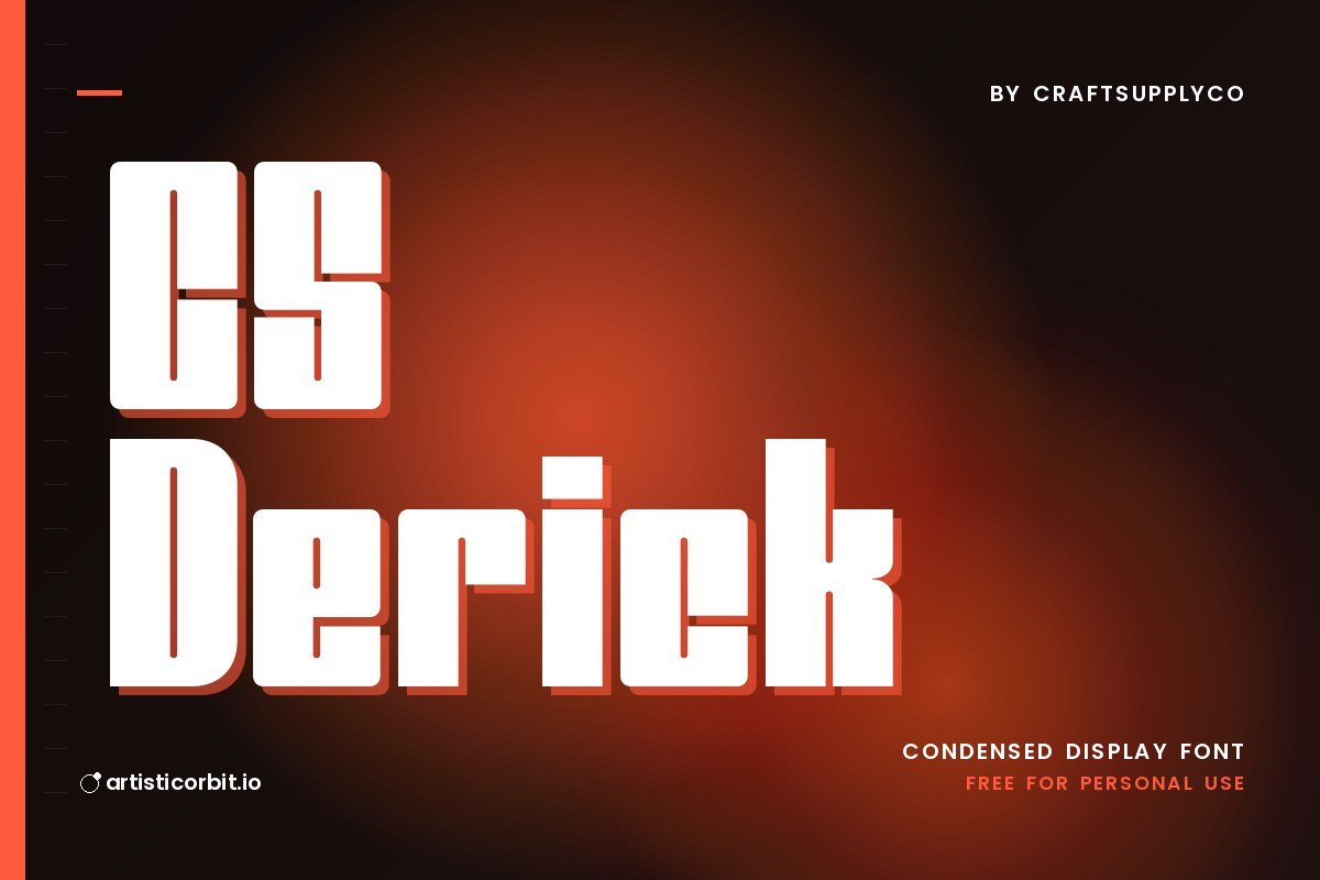 CS Derick font preview