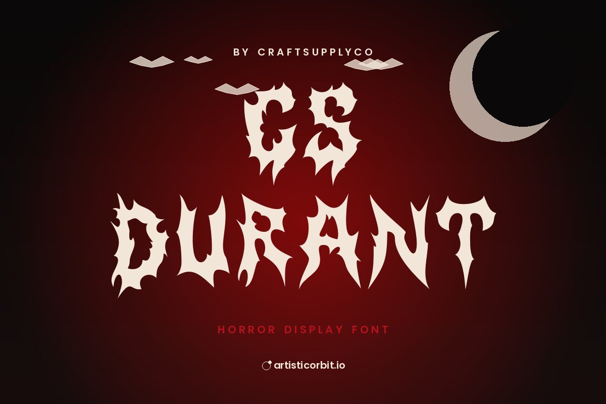 CS Durant font preview