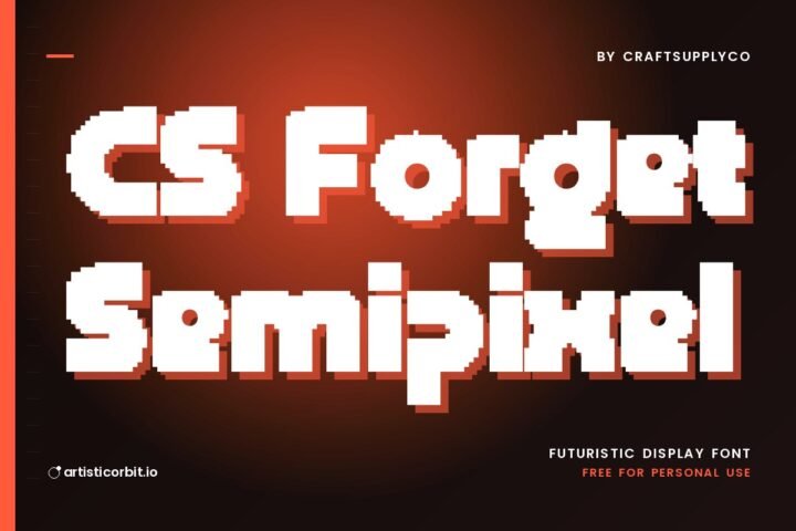 CS Forget Semipixel font preview