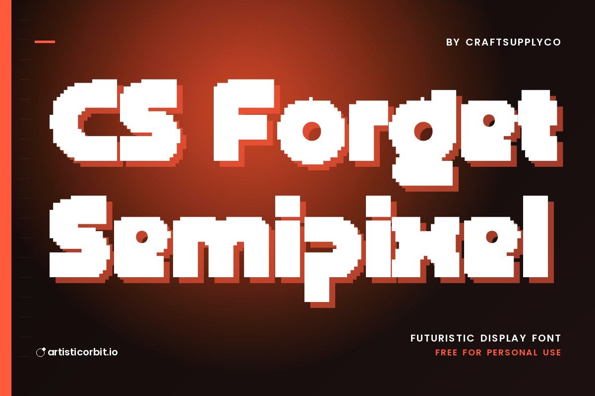 CS Forget Semipixel font preview