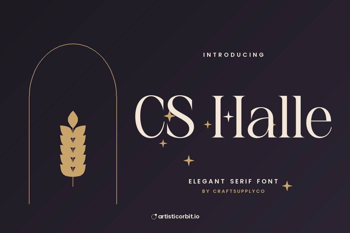 CS Halle font preview