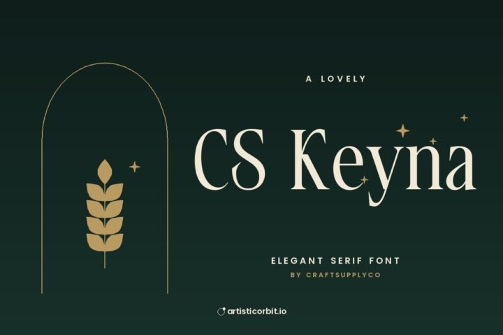 CS Keyna font preview