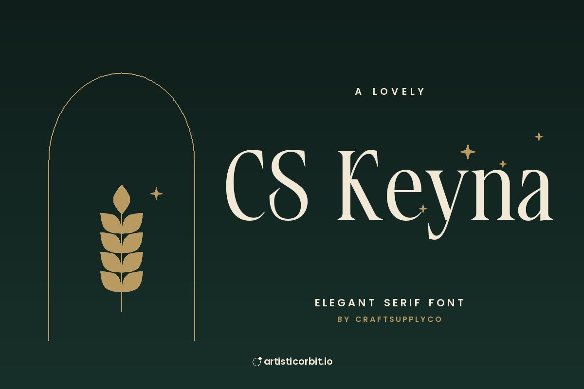 CS Keyna font preview