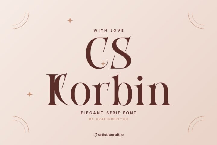 CS Korbin font preview