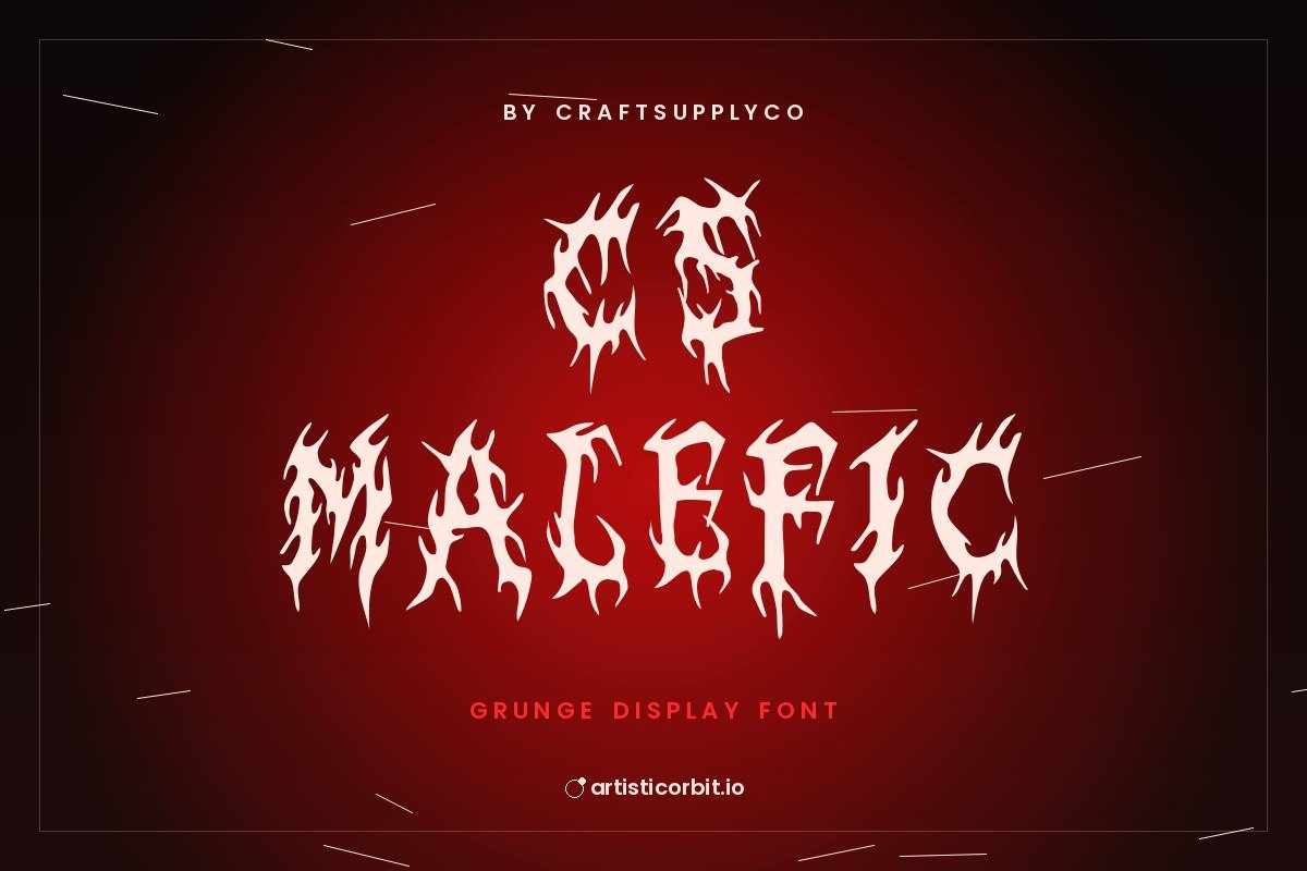 CS Malefic font preview