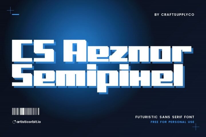 CS Reznor Semipixel font preview