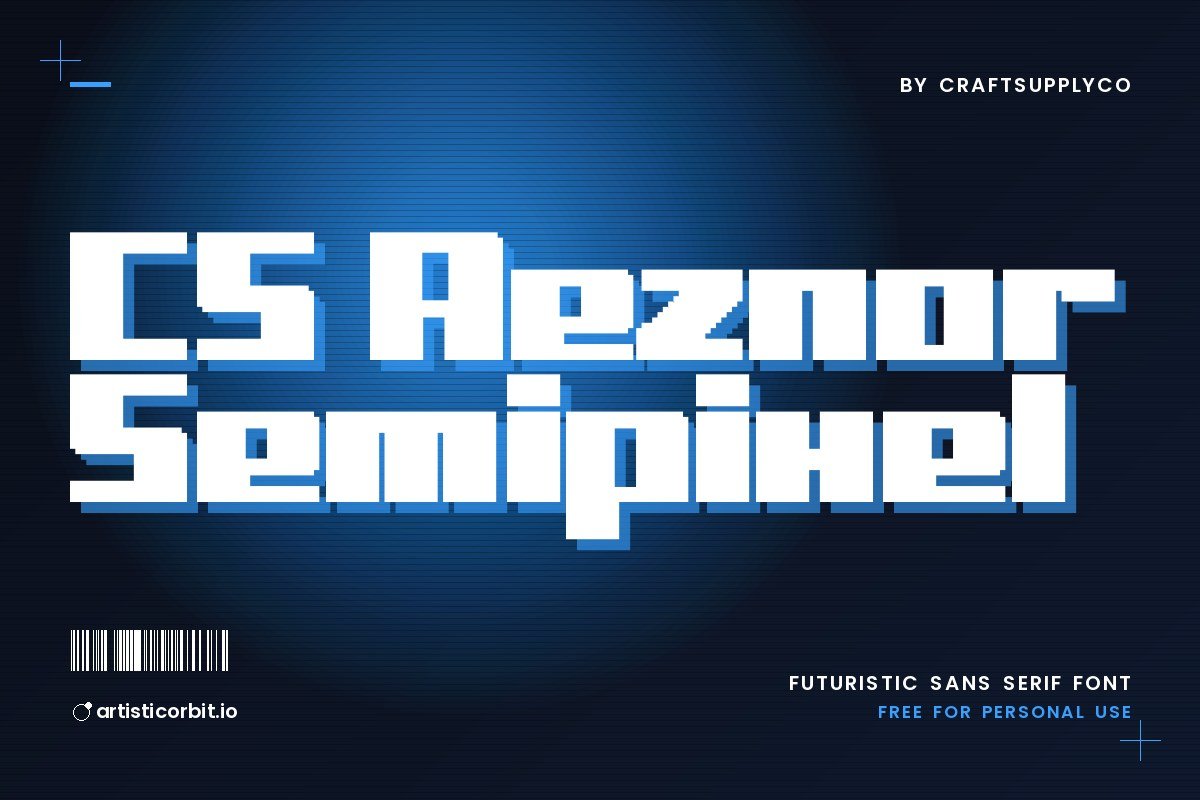 CS Reznor Semipixel font preview