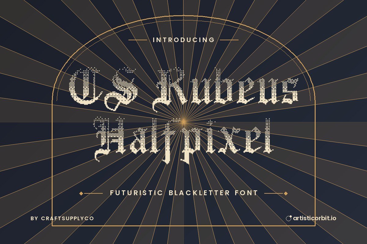 CS Rubeus Halfpixel font preview
