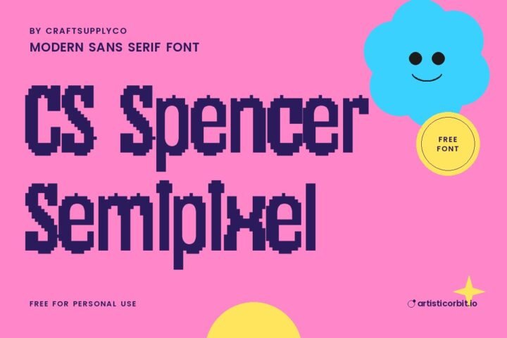 CS Spencer Semipixel font preview