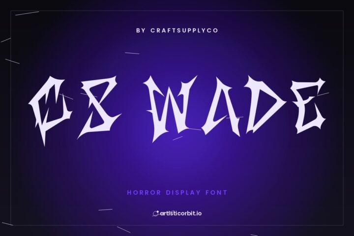 CS Wade font preview