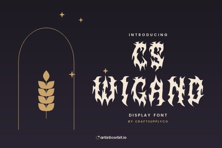CS Wigand font preview