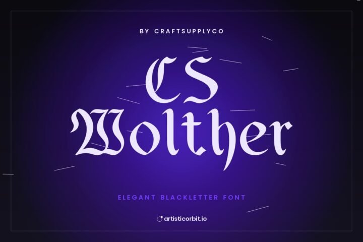 CS Wolther font preview