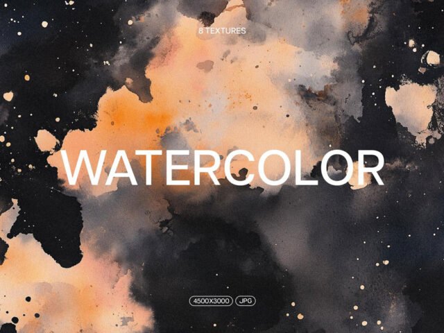 Dark Watercolor Textures