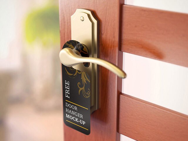 Door Hanger Mockup