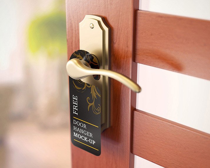 Door Hanger Mockup