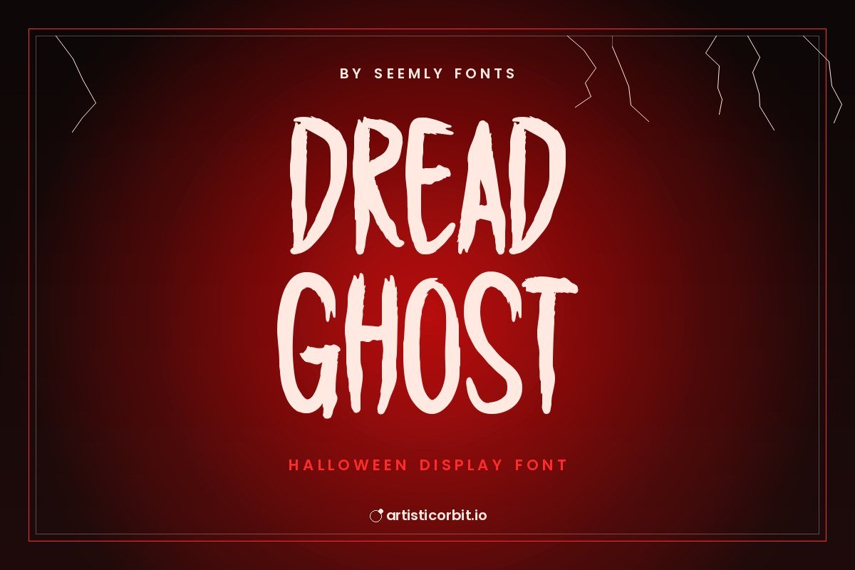 Dread Ghost font preview