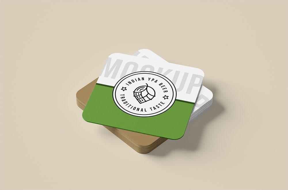 Drink Coaster Mockup