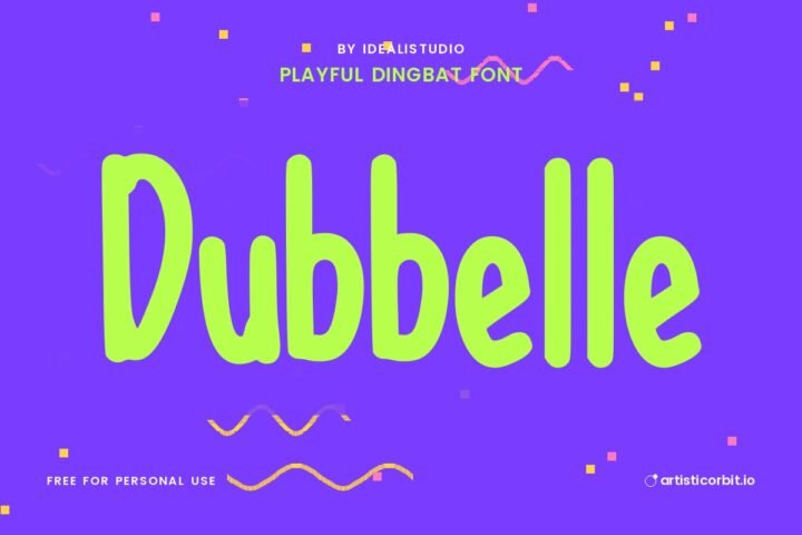 Dubbelle font preview