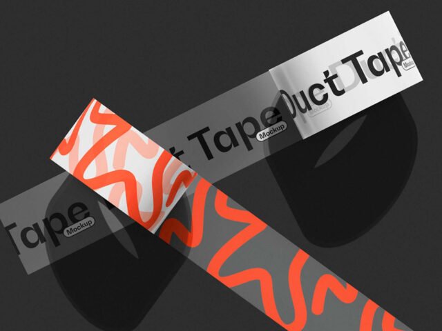 Duct Tape Rolls Mockup