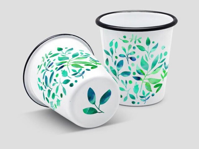 Enamel Mockup