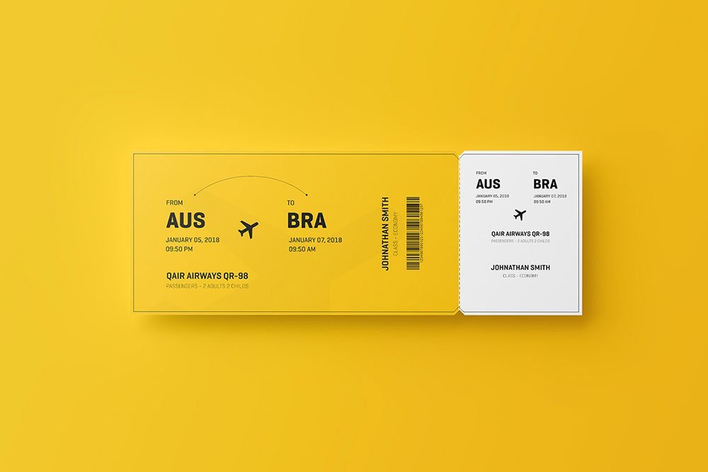 Event Ticket Mockup