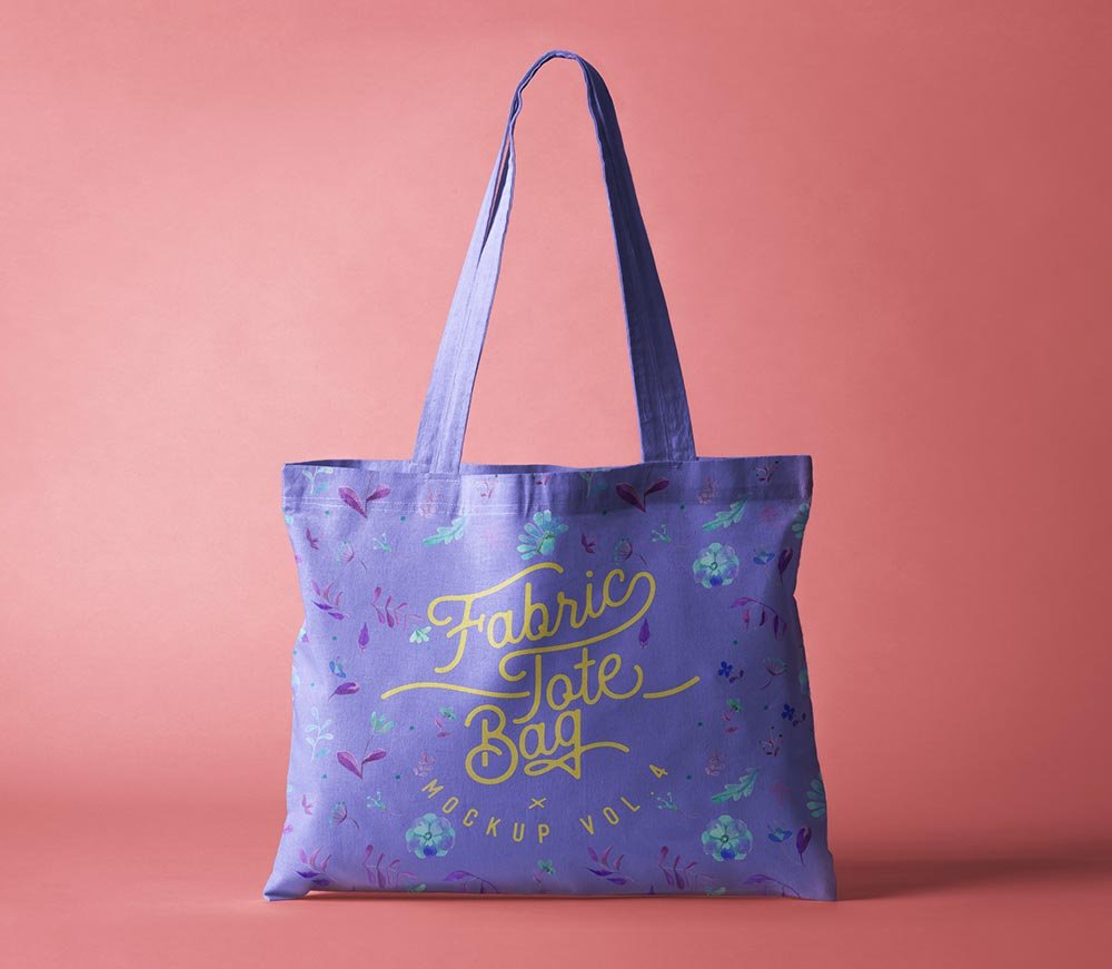 Fabric Tote Bag Mockup