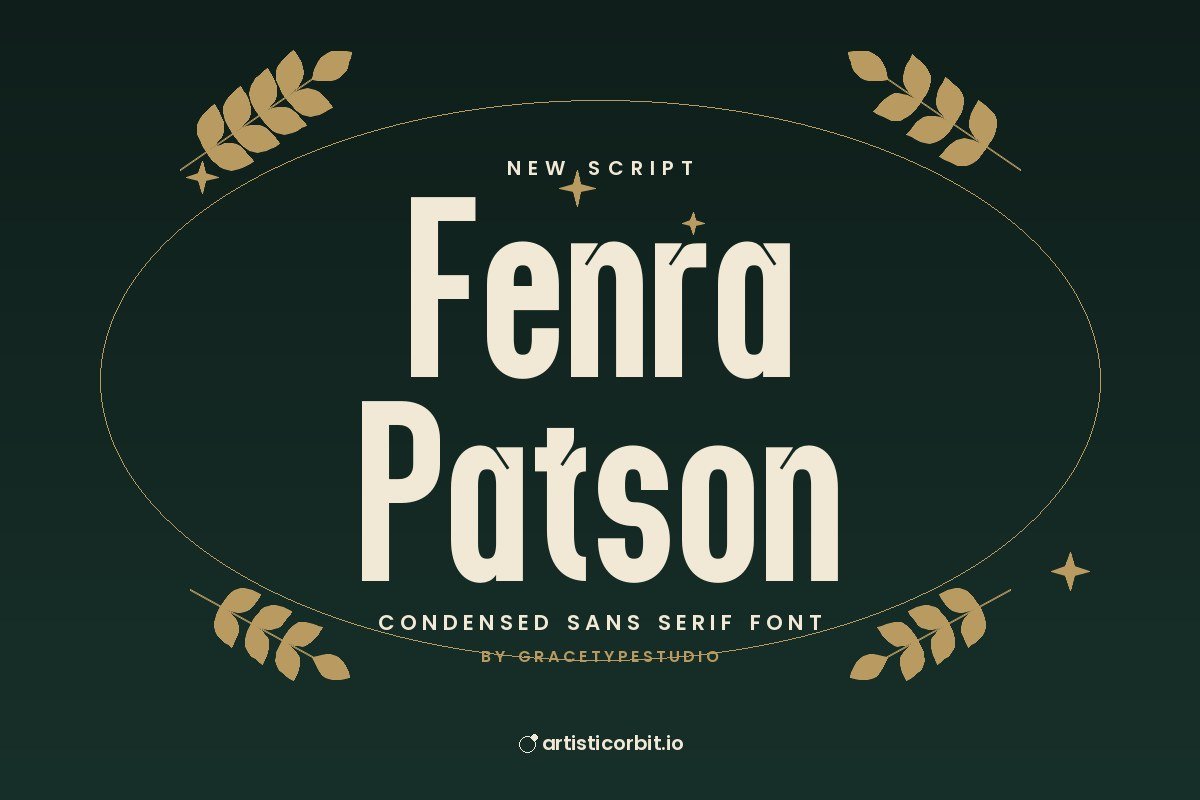 Fenra Patson font preview